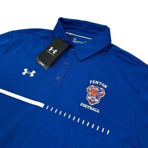 Under Armour Loose Golf Polo Men's Large‎ Blue Embroidered NWT New with Tags